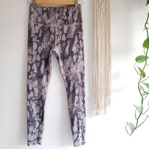 VIMMIA High Rise Long Printed Athletic Leggings Small